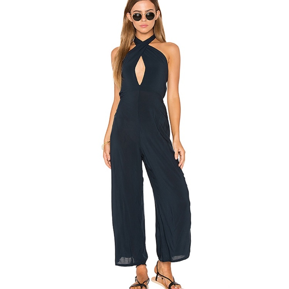 Blue Life Electra Tie Front Jumpsuit